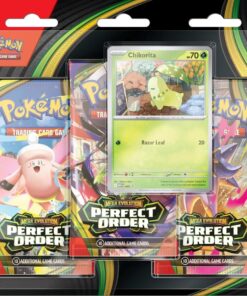 Pokemon TCG Perfect Order 3 Pack Blister [Chikorita] - ME03: Perfect Order (ME03)