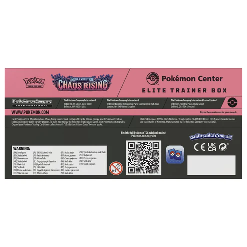Pokemon TCG: Mega Evolution Chaos Rising Pokémon Center Elite Trainer Box - Image 4